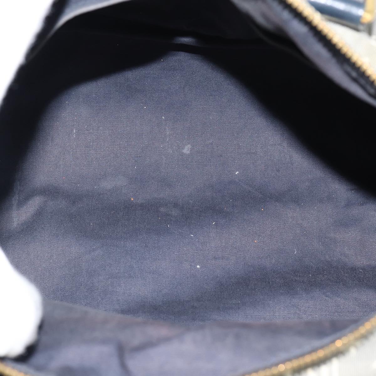 LOUIS VUITTON Monogram Idylle Speedy Bandouliere 30 Bag Navy M56703 Auth ep15457