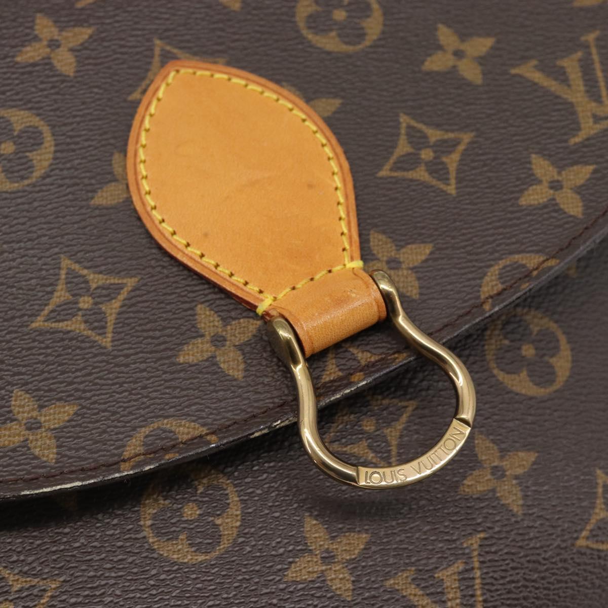 LOUIS VUITTON Monogram Saint Cloud GM Shoulder Bag M51242 LV Auth ep15460