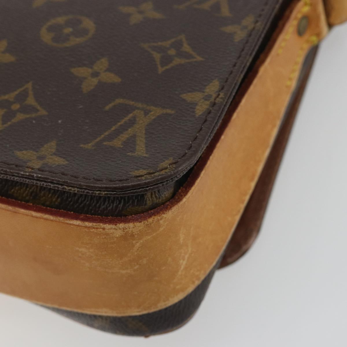 LOUIS VUITTON Monogram Cartouchiere MM Shoulder Bag M51253 LV Auth ep15462