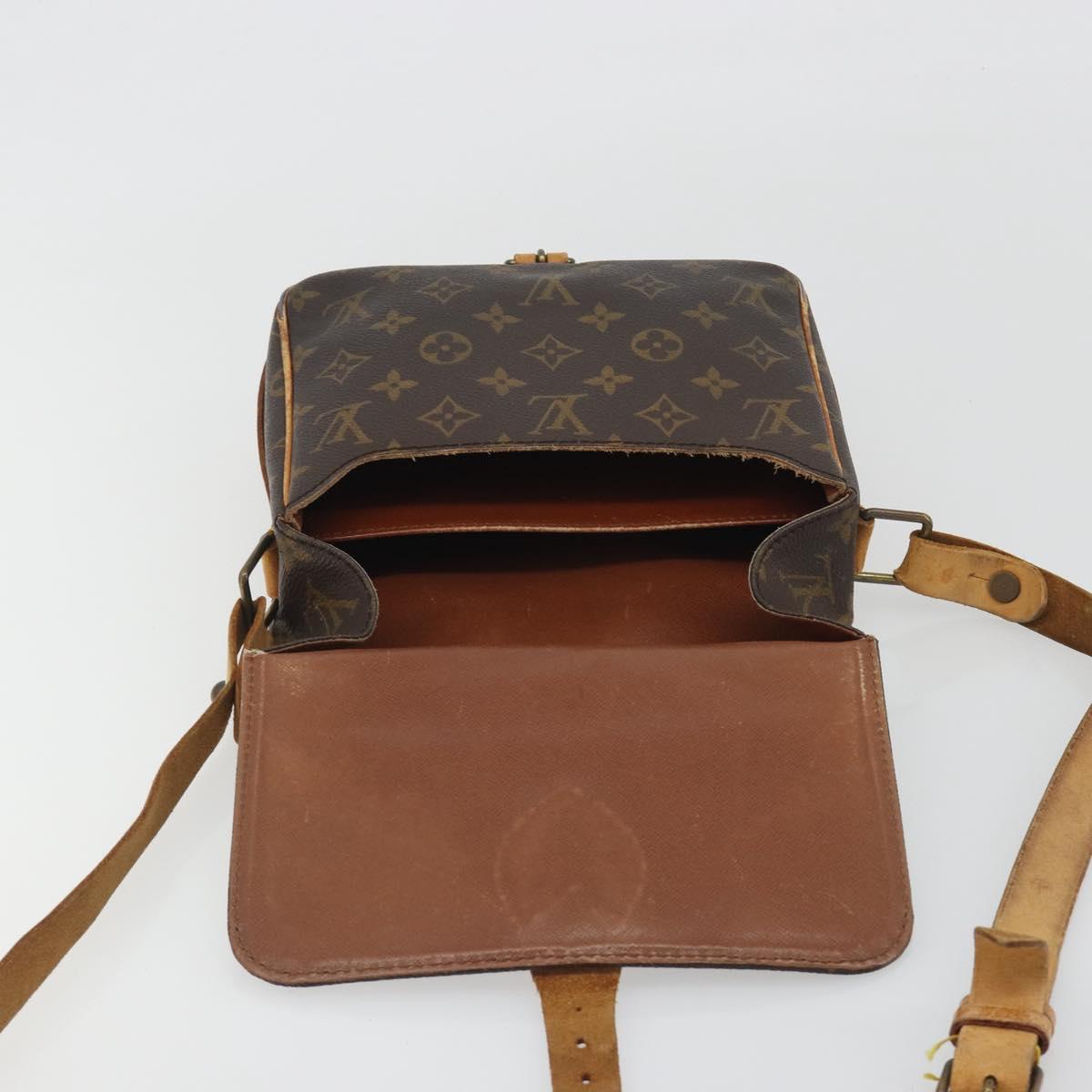 LOUIS VUITTON Monogram Cartouchiere MM Shoulder Bag M51253 LV Auth ep15462