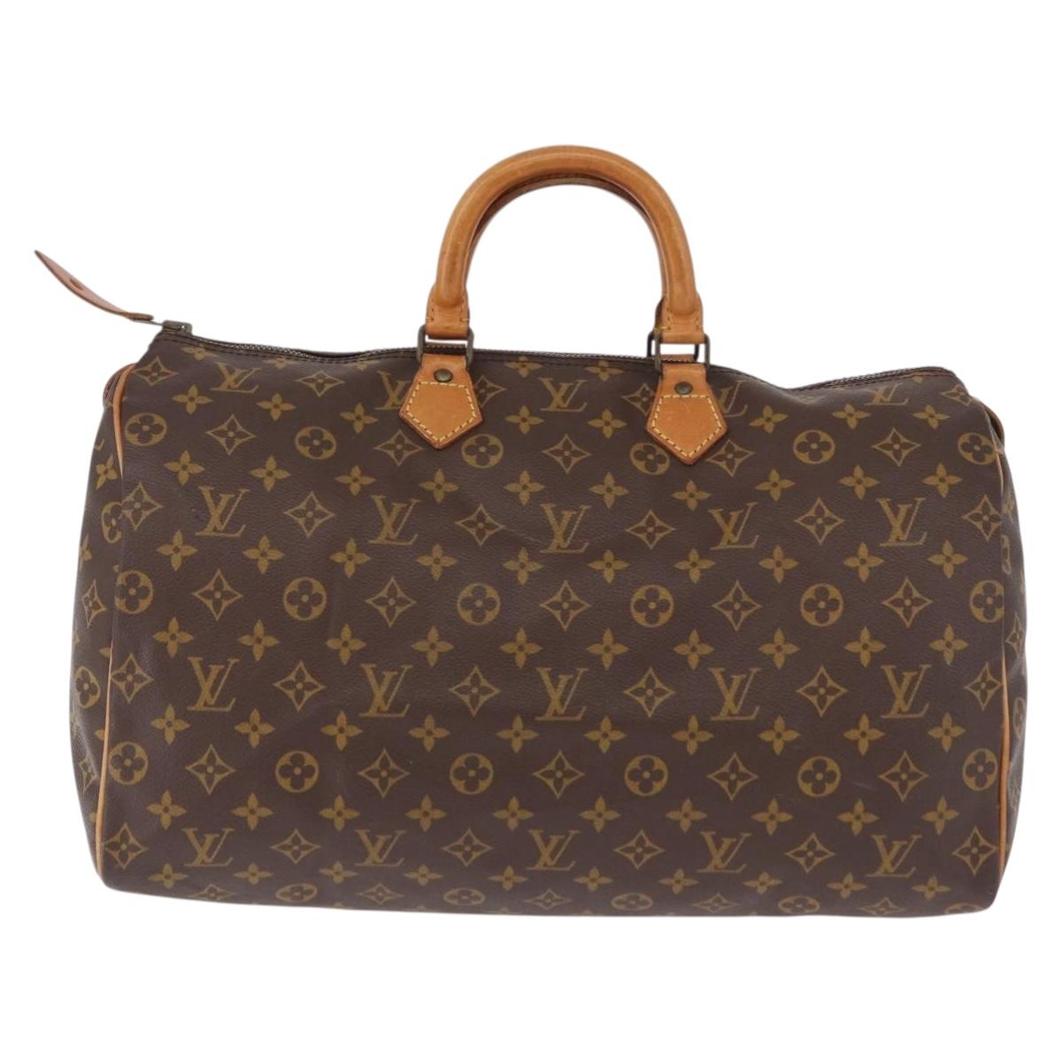 LOUIS VUITTON Monogram Speedy 40 Hand Bag M41522 LV Auth ep15465