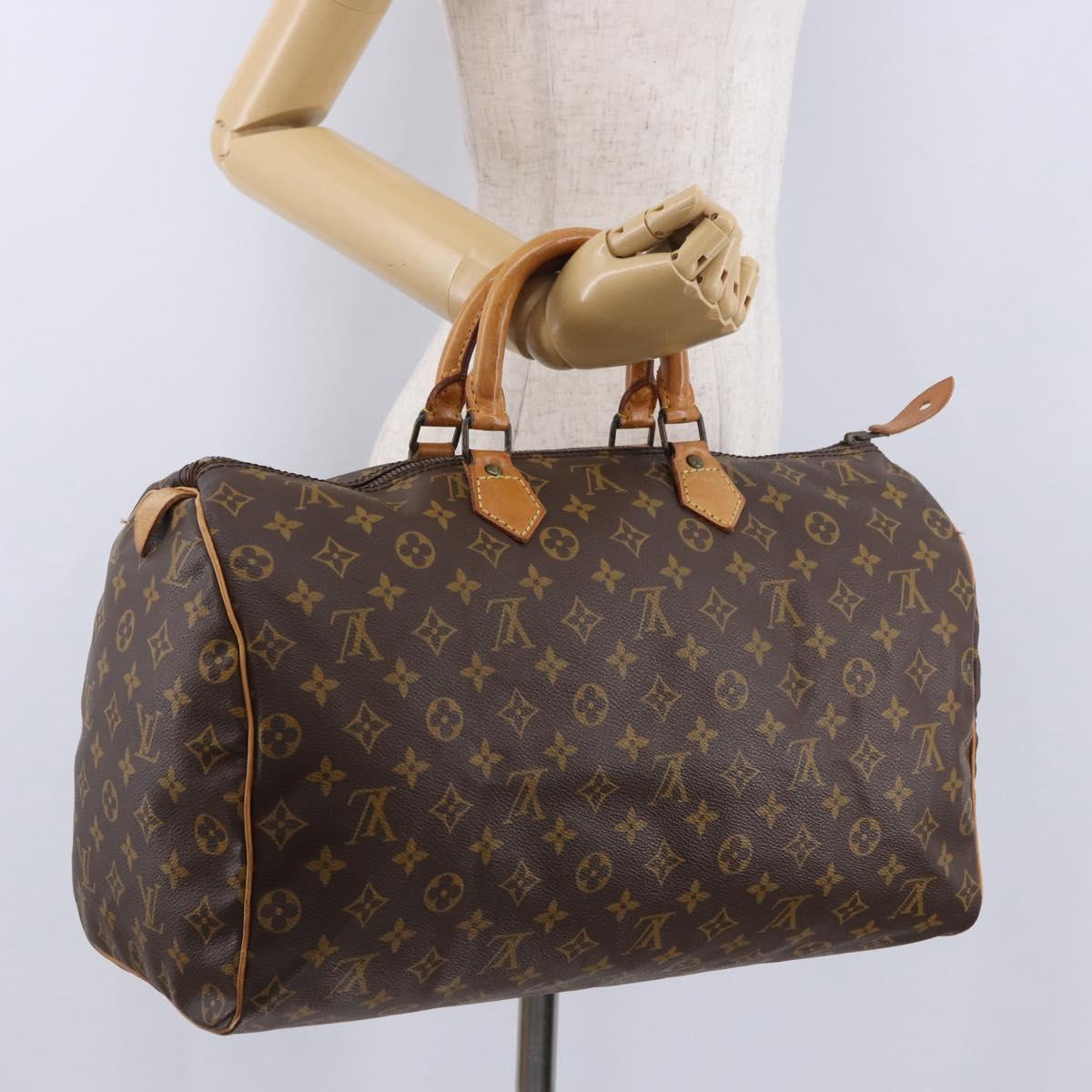 LOUIS VUITTON Monogram Speedy 40 Hand Bag M41522 LV Auth ep15465