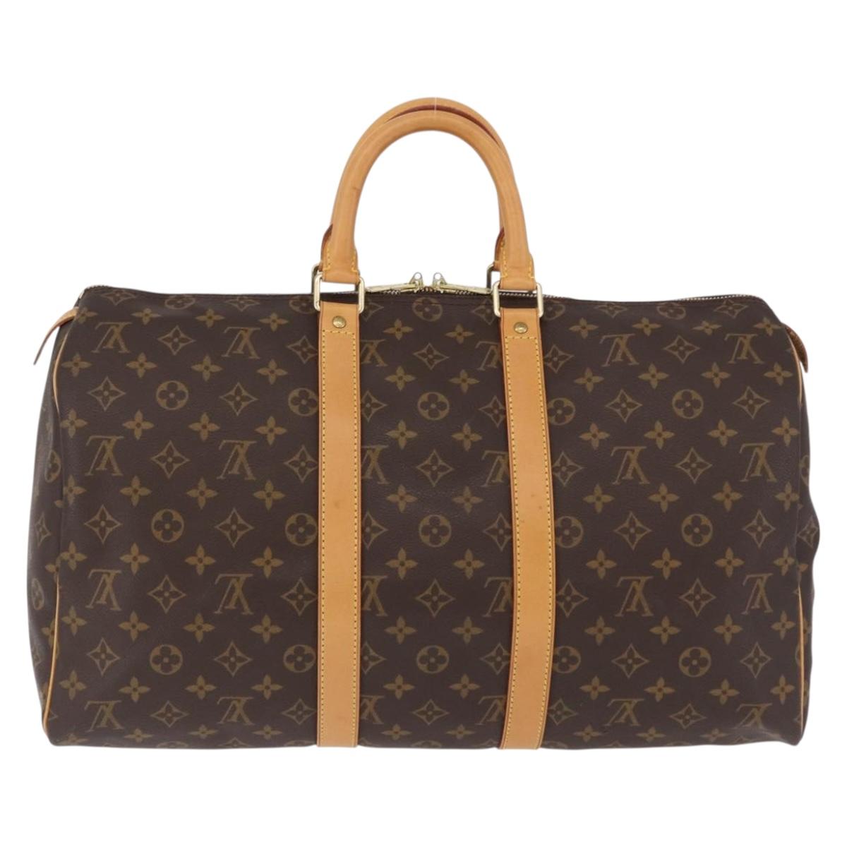 LOUIS VUITTON Monogram Keepall 45 Boston Bag M41428 LV Auth ep15477A
