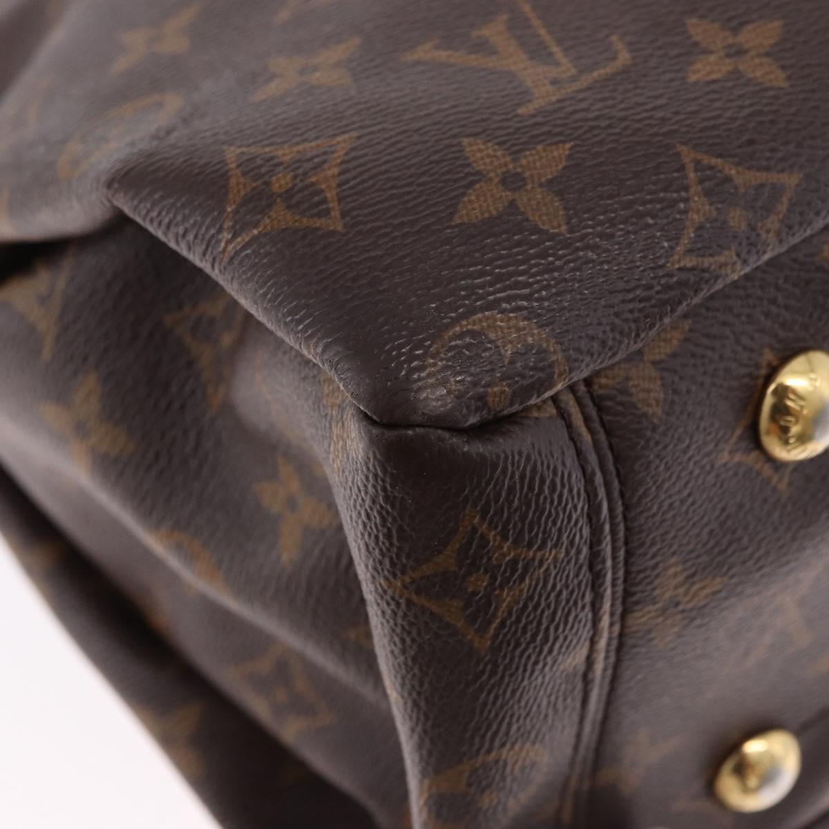 LOUIS VUITTON Monogram Pallas MM Hand Bag 2way Red M41175 LV Auth ep15485