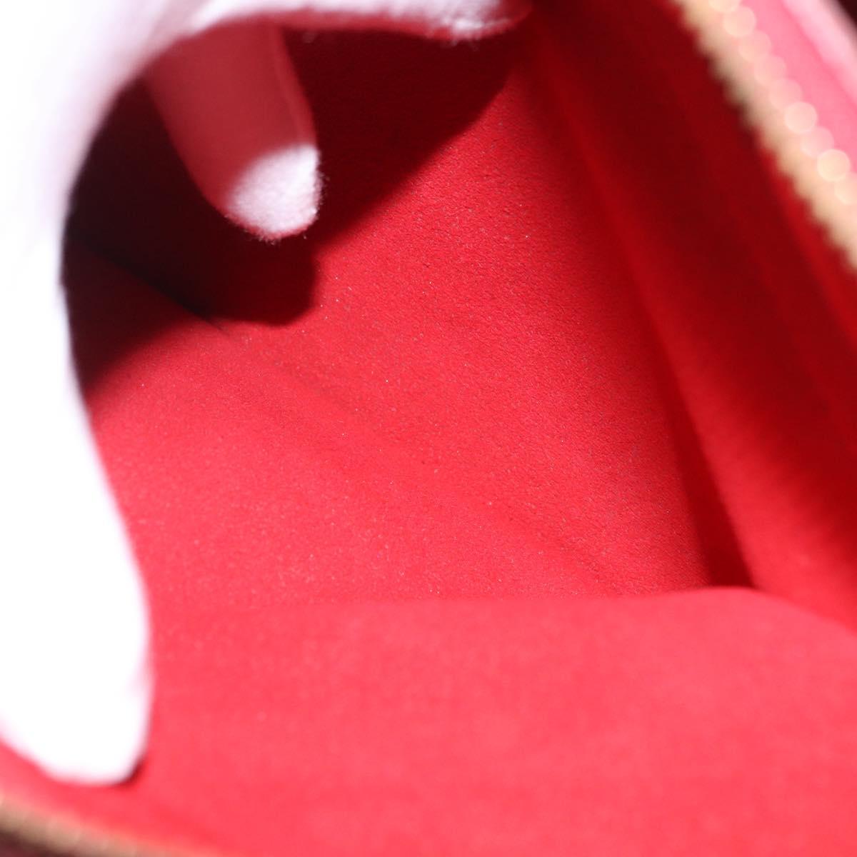 LOUIS VUITTON Monogram Pallas MM Hand Bag 2way Red M41175 LV Auth ep15485