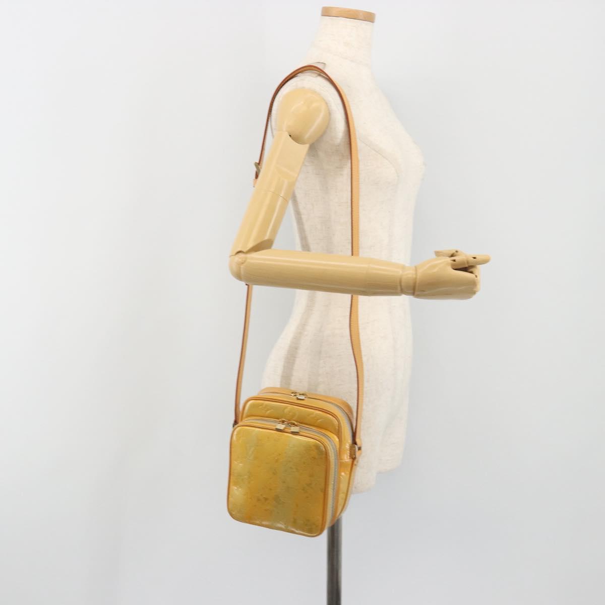 LOUIS VUITTON Monogram Vernis Wooster Shoulder Bag Gris M91036 LV Auth ep15487