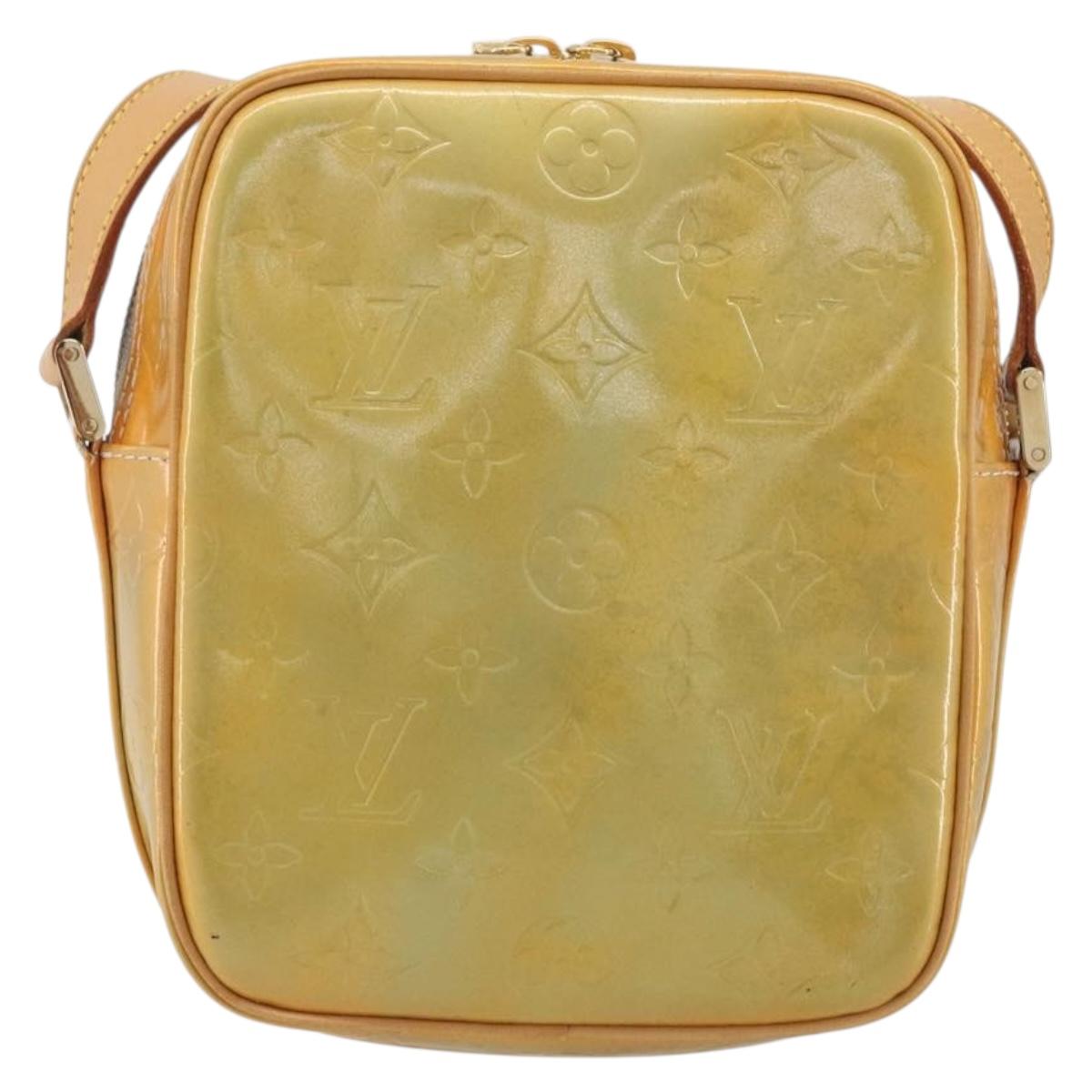 LOUIS VUITTON Monogram Vernis Wooster Shoulder Bag Gris M91036 LV Auth ep15487