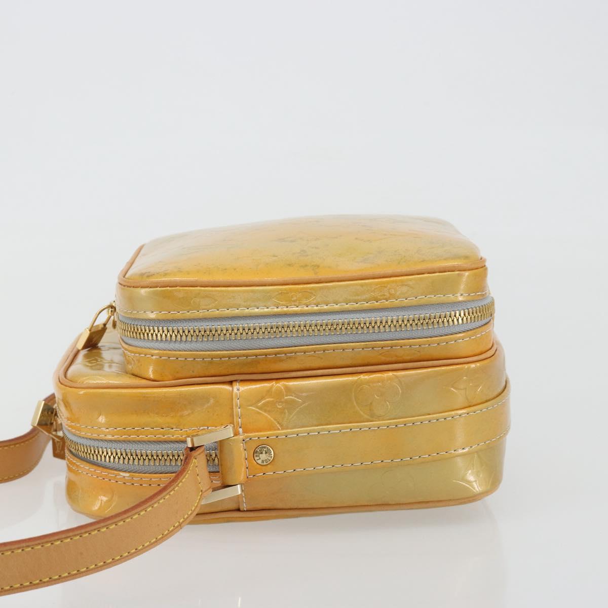LOUIS VUITTON Monogram Vernis Wooster Shoulder Bag Gris M91036 LV Auth ep15487