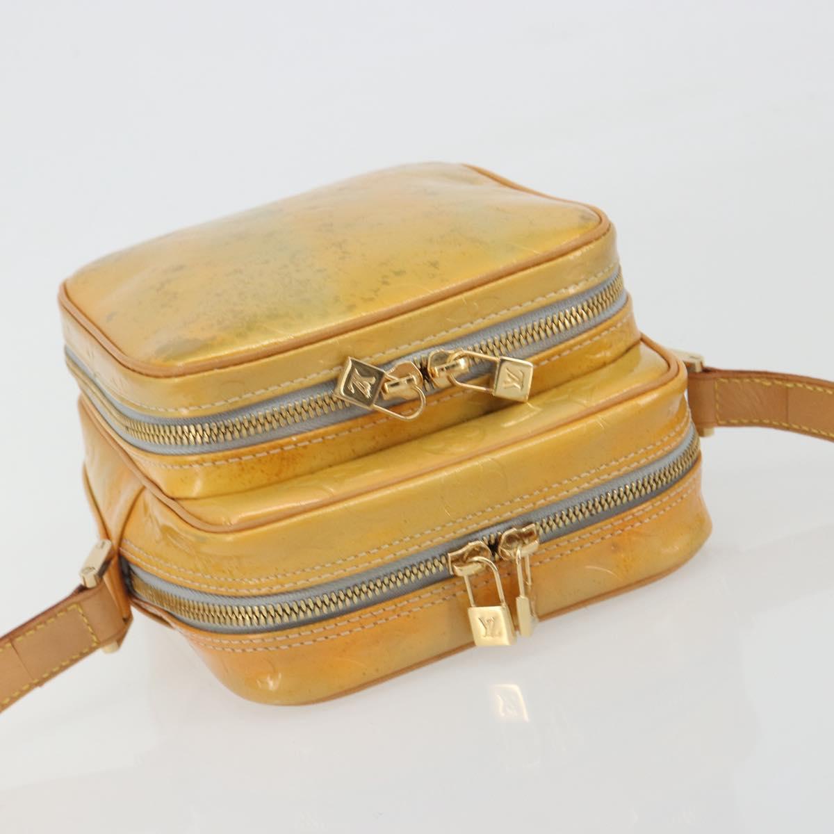 LOUIS VUITTON Monogram Vernis Wooster Shoulder Bag Gris M91036 LV Auth ep15487