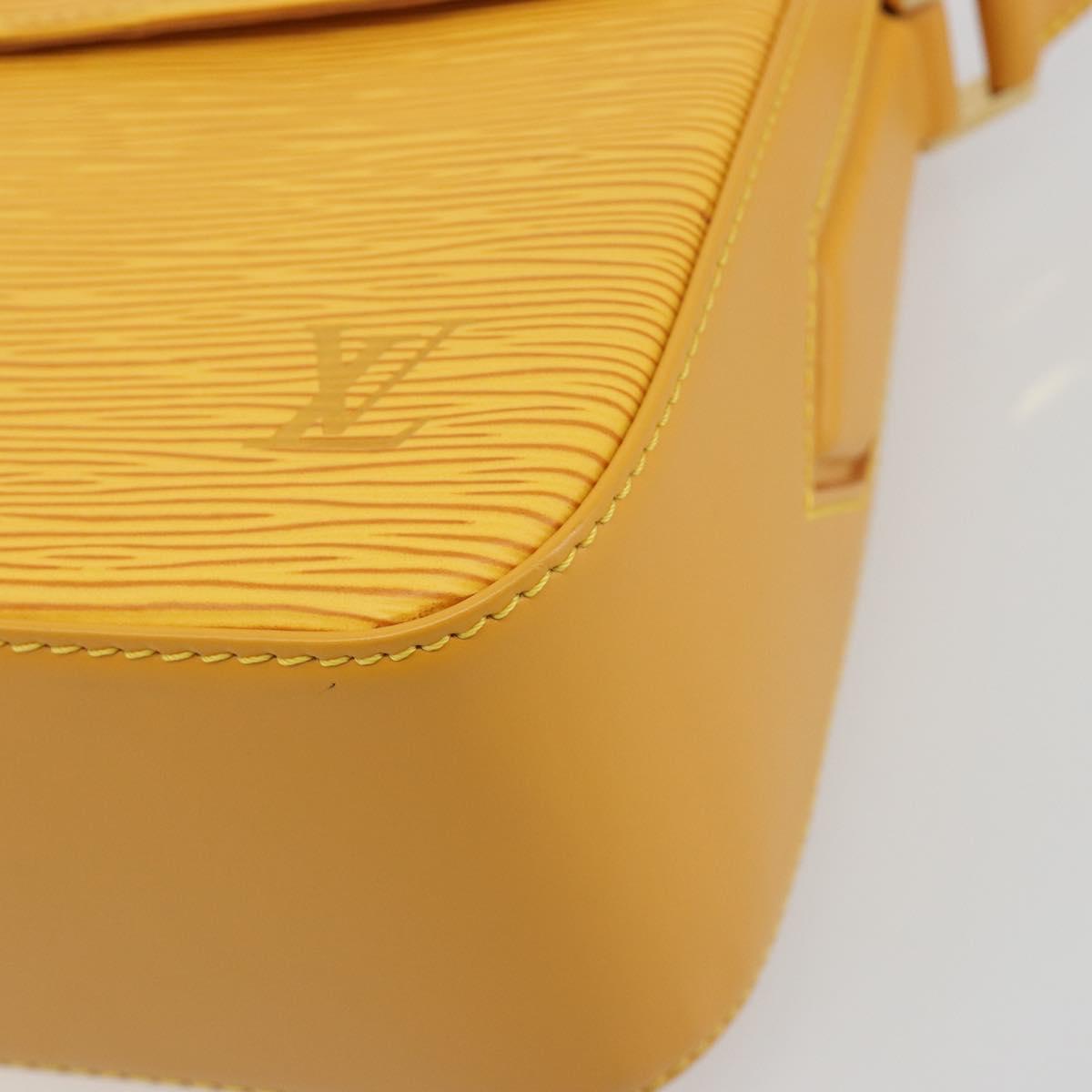 LOUIS VUITTON Epi Bushi Shoulder Bag Yellow M52209 LV Auth ep15488V