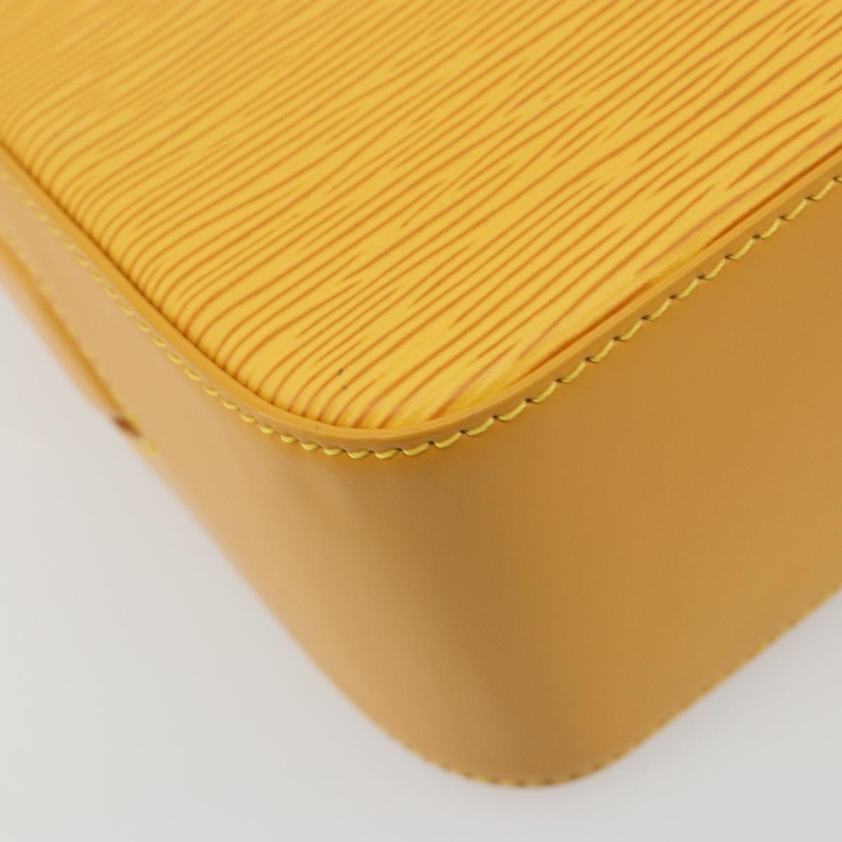 LOUIS VUITTON Epi Bushi Shoulder Bag Yellow M52209 LV Auth ep15488V