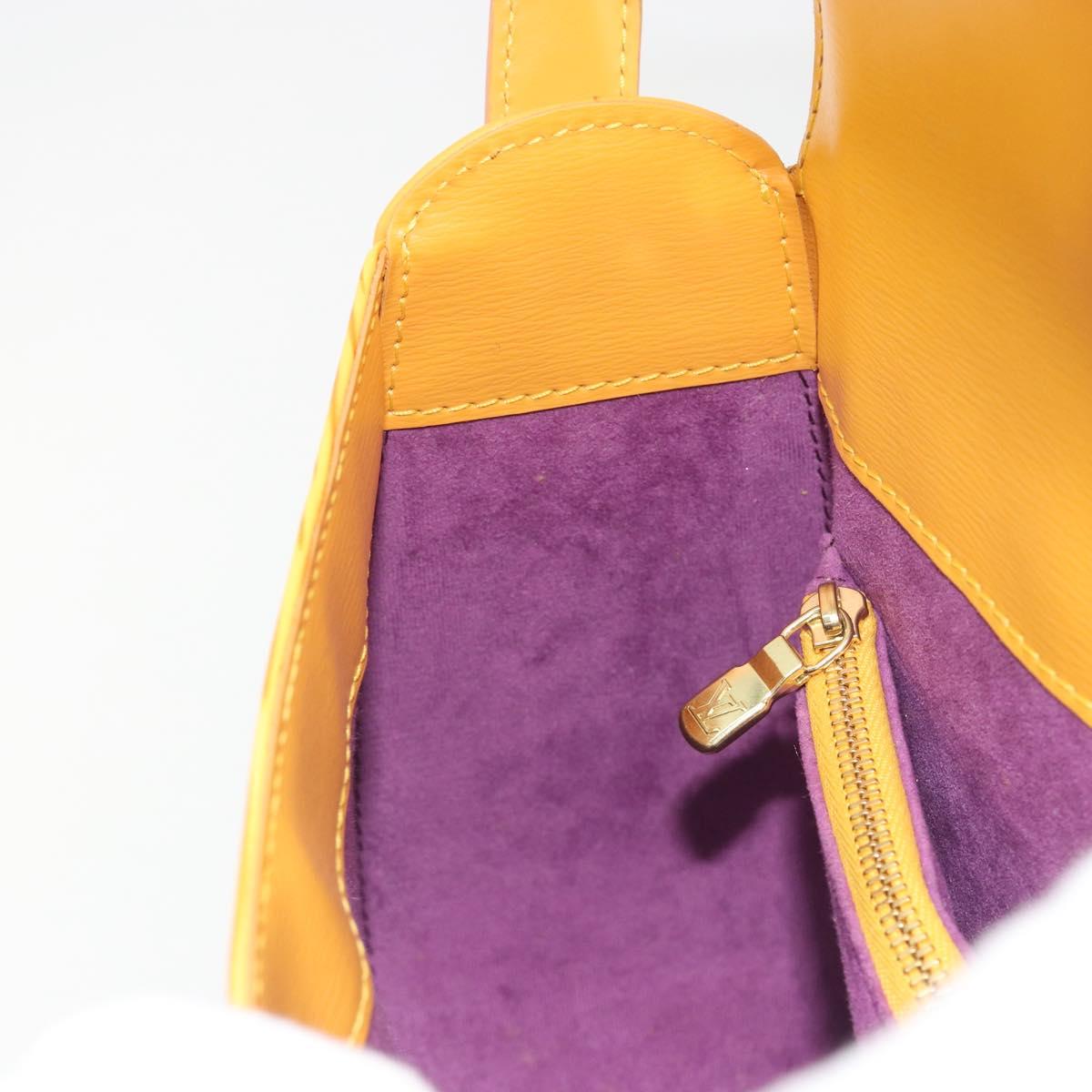 LOUIS VUITTON Epi Bushi Shoulder Bag Yellow M52209 LV Auth ep15488V