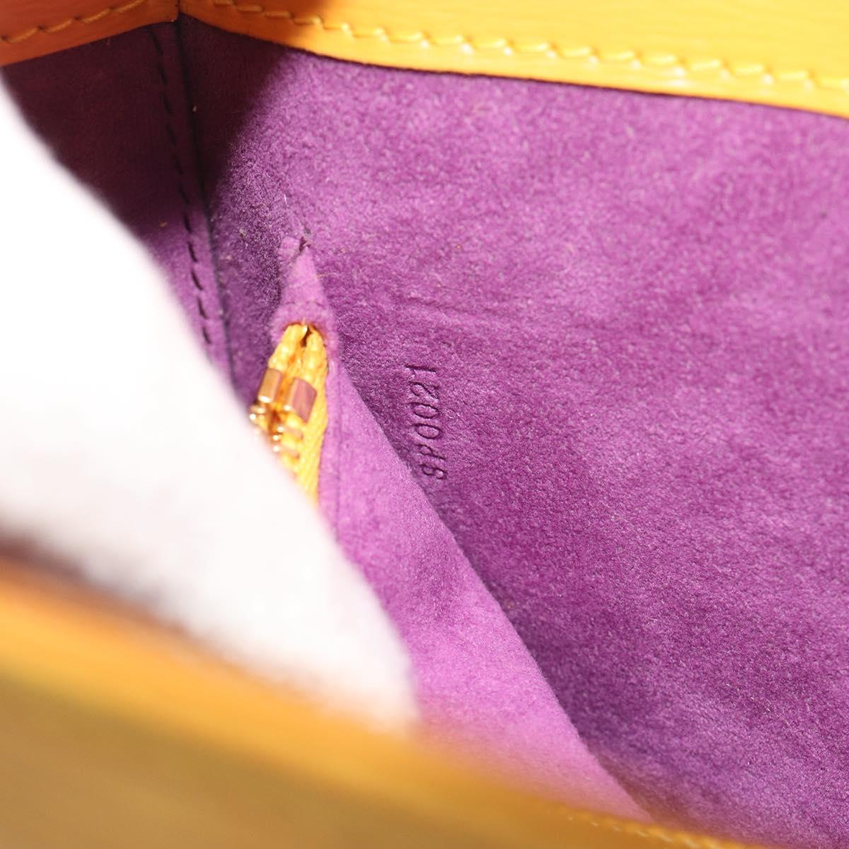 LOUIS VUITTON Epi Bushi Shoulder Bag Yellow M52209 LV Auth ep15488V