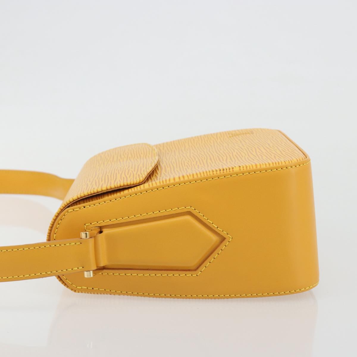 LOUIS VUITTON Epi Bushi Shoulder Bag Yellow M52209 LV Auth ep15488V