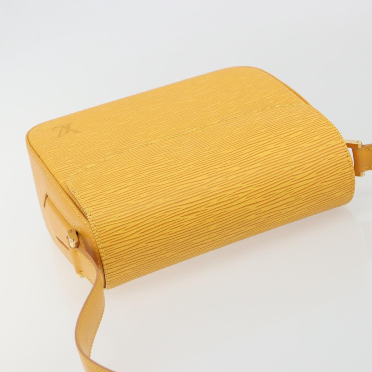 LOUIS VUITTON Epi Bushi Shoulder Bag Yellow M52209 LV Auth ep15488V