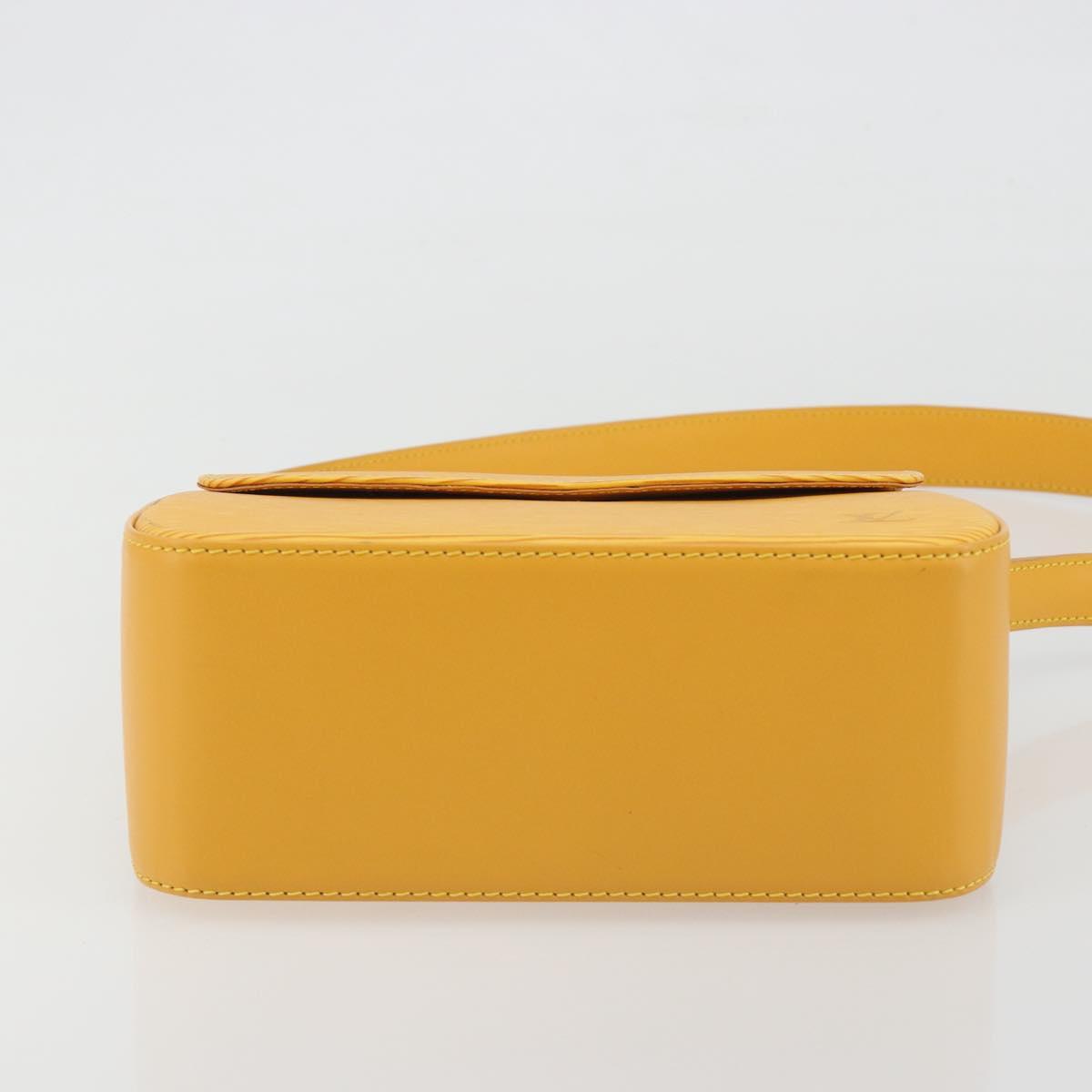 LOUIS VUITTON Epi Bushi Shoulder Bag Yellow M52209 LV Auth ep15488V