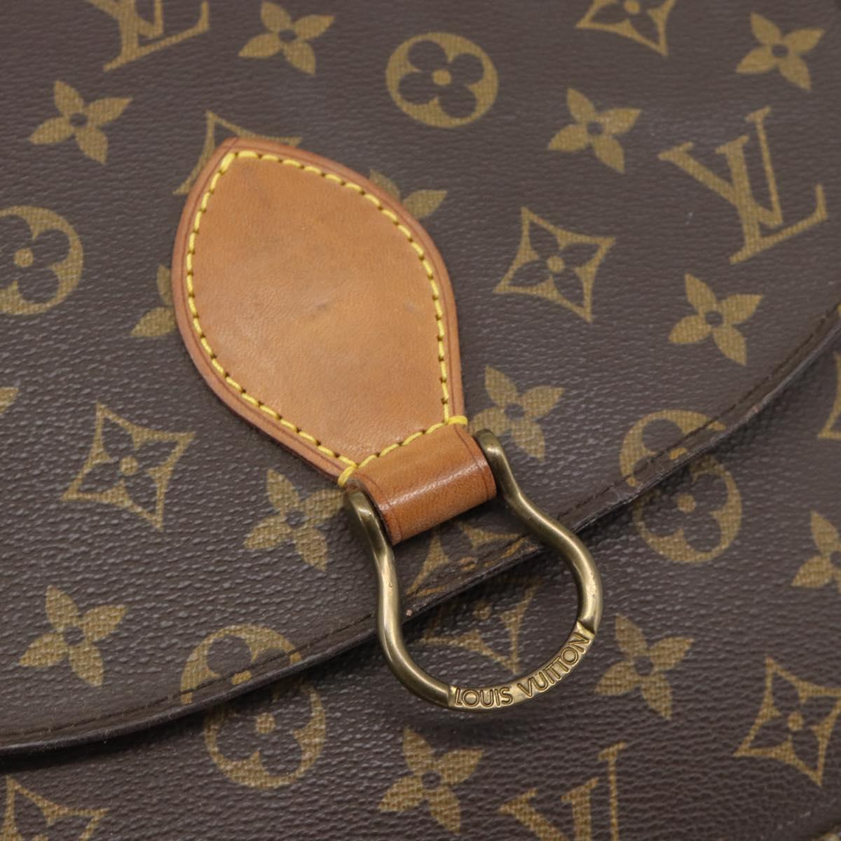 LOUIS VUITTON Monogram Saint Cloud GM Shoulder Bag M51242 LV Auth ep15495