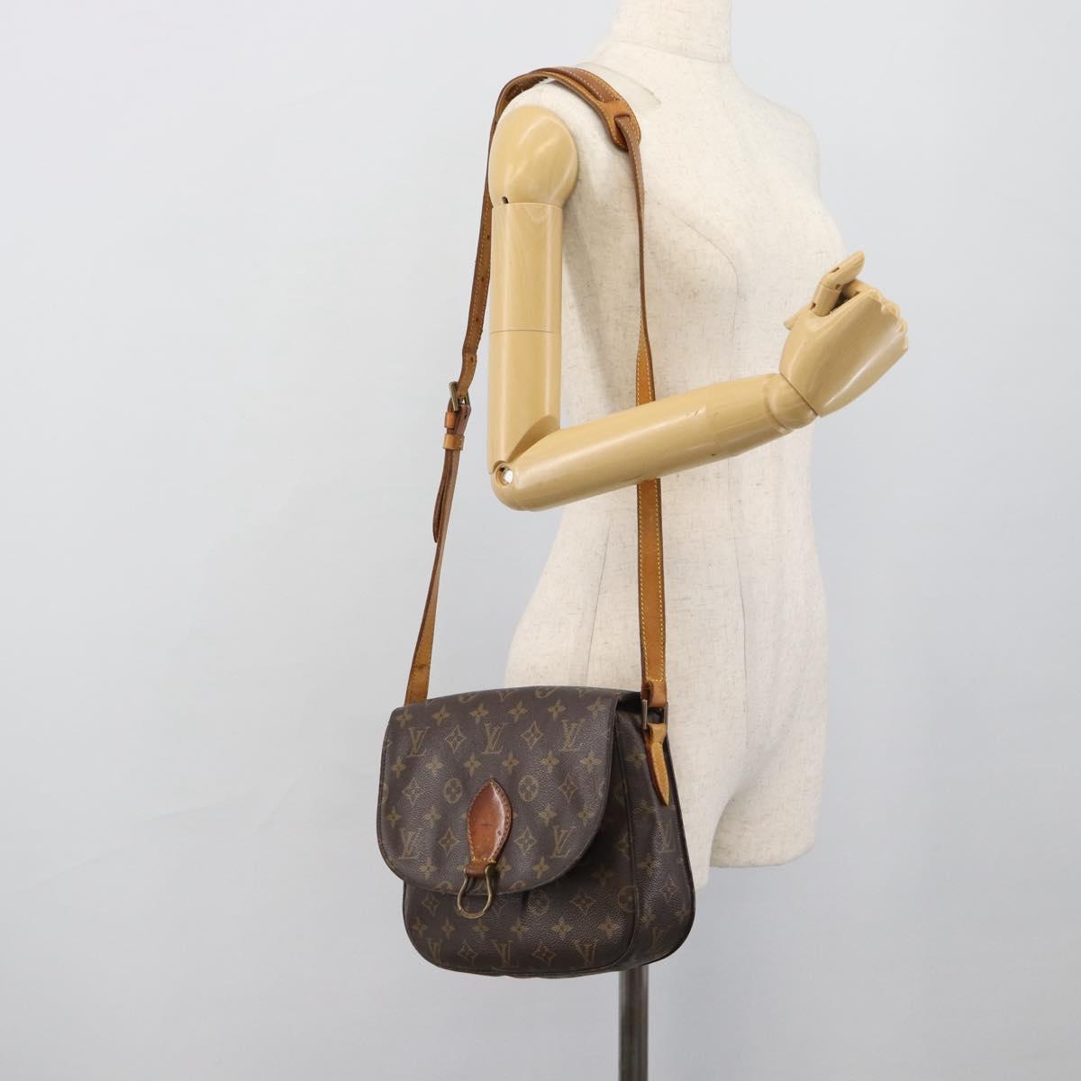 LOUIS VUITTON Monogram Saint Cloud GM Shoulder Bag M51242 LV Auth ep15497