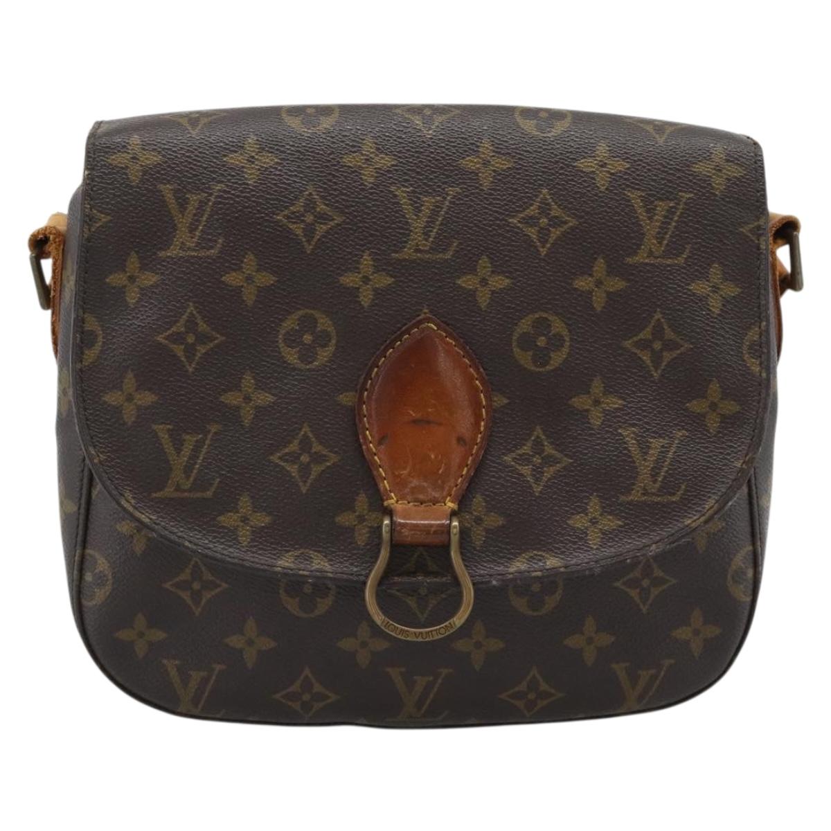 LOUIS VUITTON Monogram Saint Cloud GM Shoulder Bag M51242 LV Auth ep15497