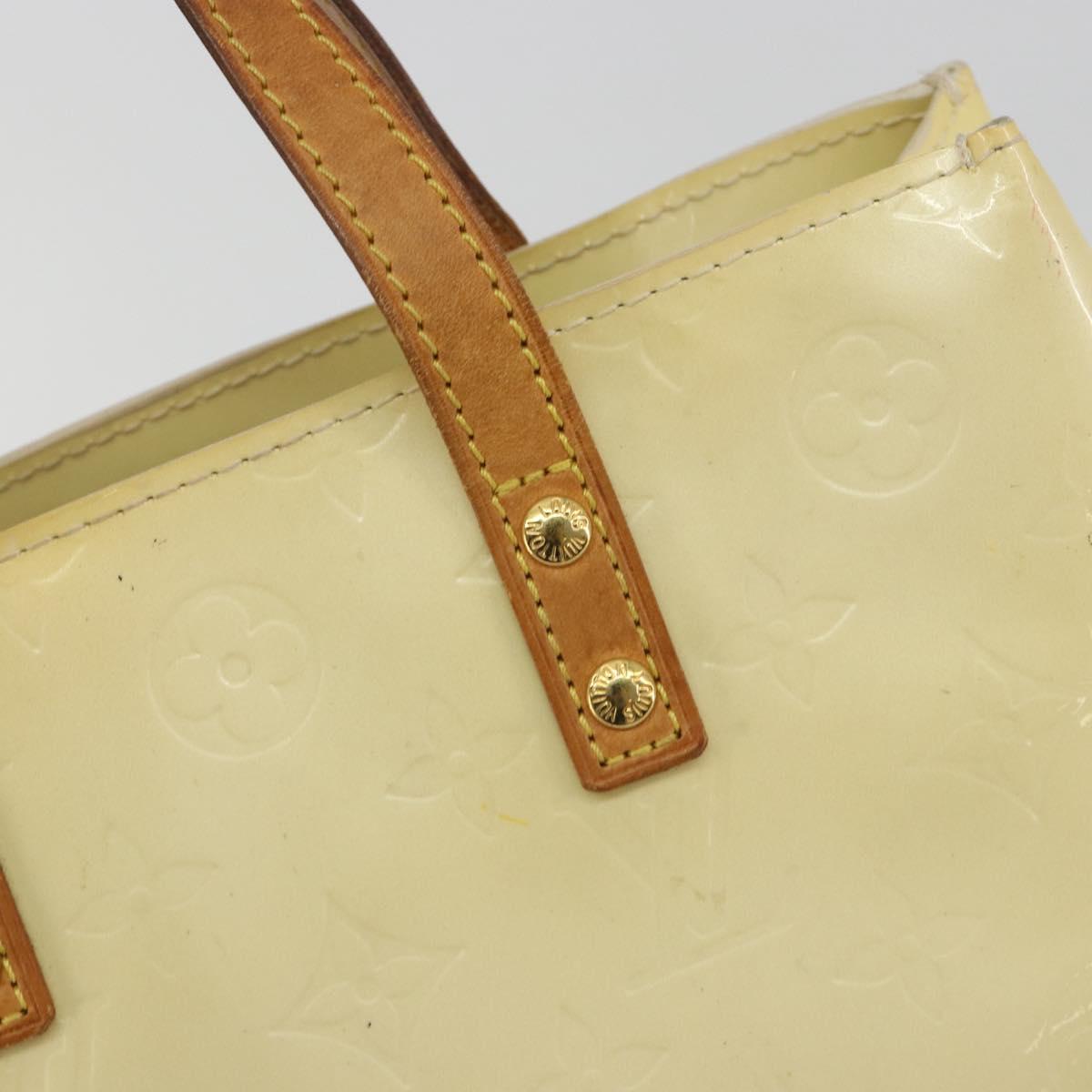 LOUIS VUITTON Monogram Vernis Reade PM Hand Bag Gris M91145 LV Auth ep15498