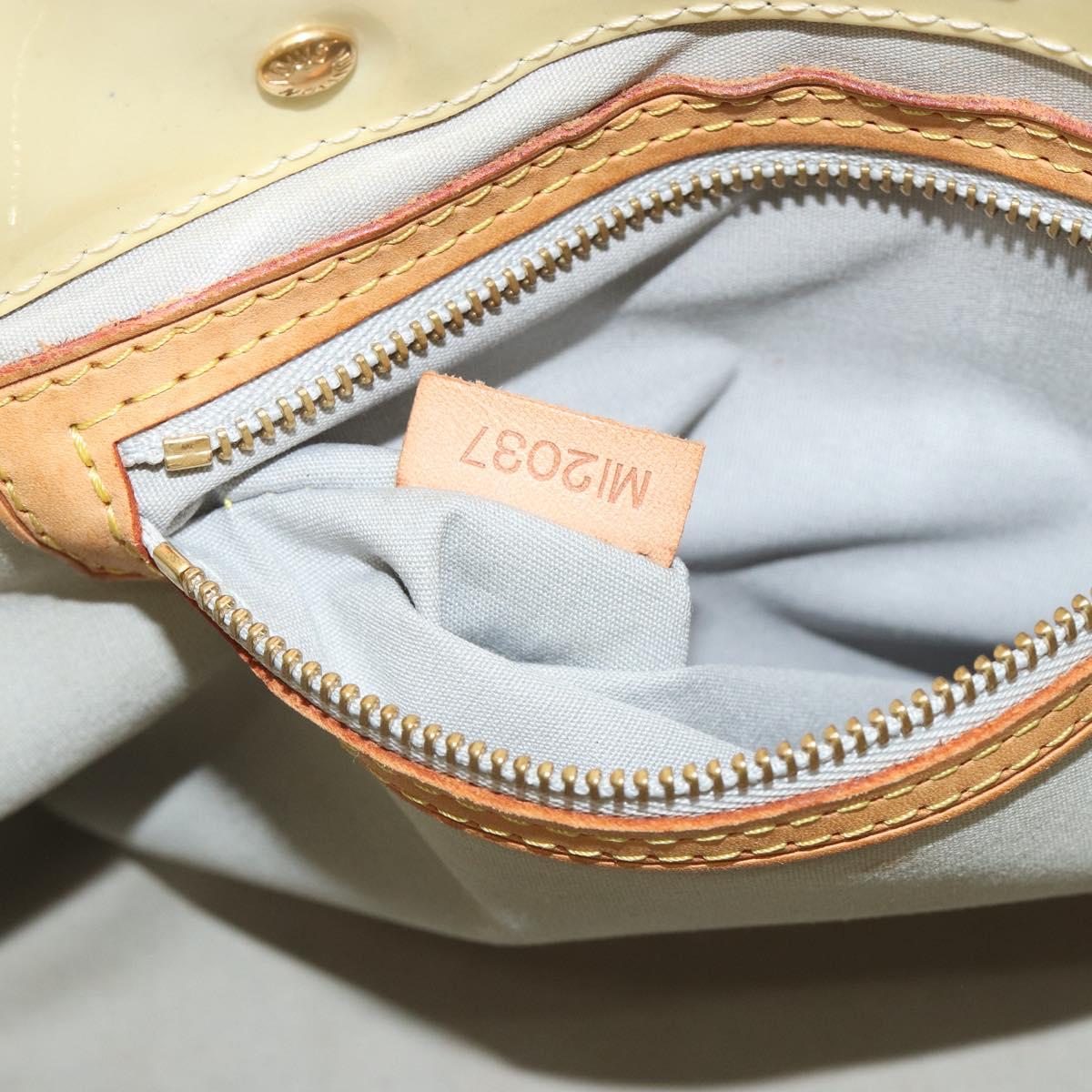 LOUIS VUITTON Monogram Vernis Reade PM Hand Bag Gris M91145 LV Auth ep15498