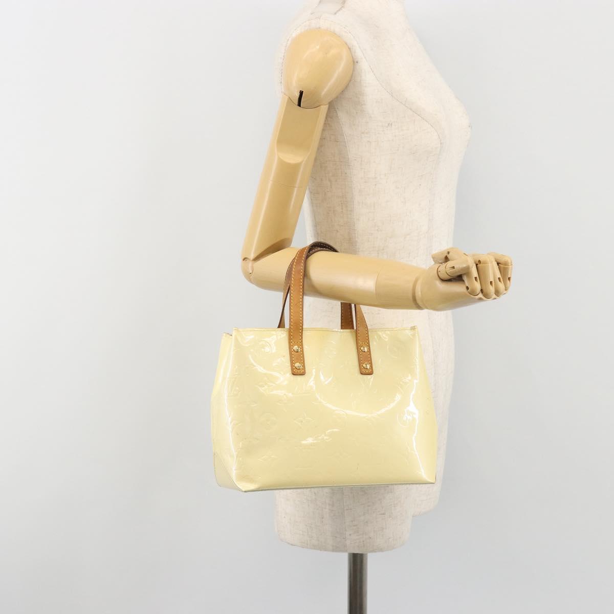 LOUIS VUITTON Monogram Vernis Reade PM Hand Bag Gris M91145 LV Auth ep15498