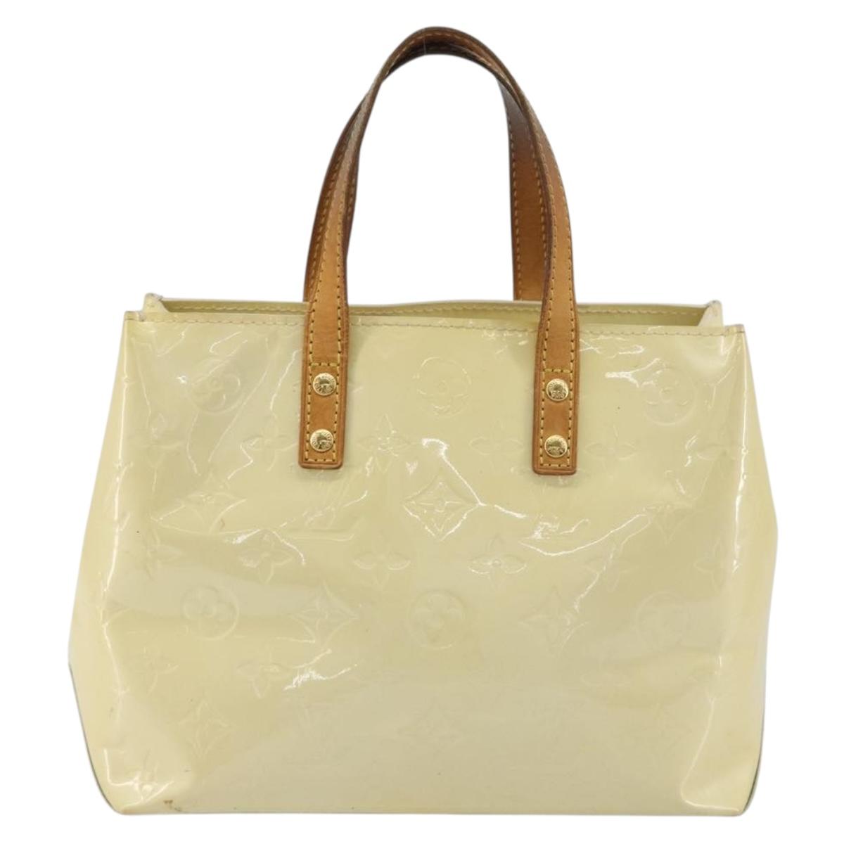 LOUIS VUITTON Monogram Vernis Reade PM Hand Bag Gris M91145 LV Auth ep15498