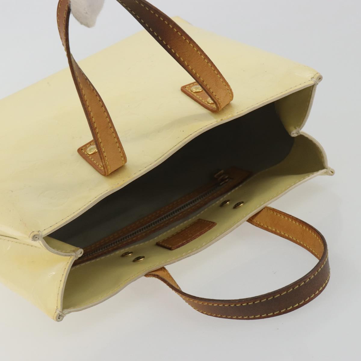 LOUIS VUITTON Monogram Vernis Reade PM Hand Bag Gris M91145 LV Auth ep15498