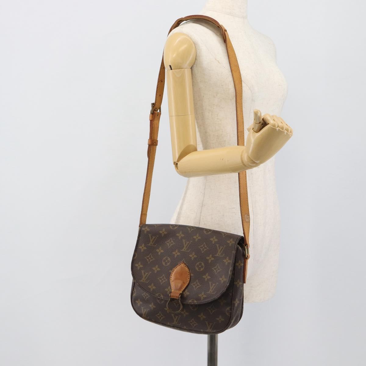 LOUIS VUITTON Monogram Saint Cloud GM Shoulder Bag M51242 LV Auth ep15499