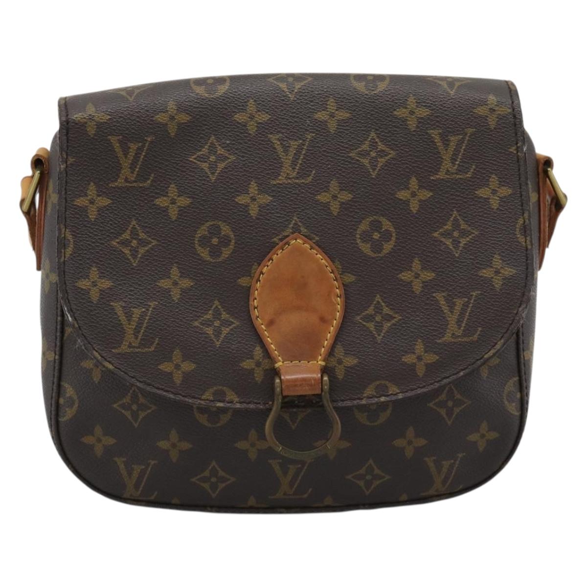 LOUIS VUITTON Monogram Saint Cloud GM Shoulder Bag M51242 LV Auth ep15499