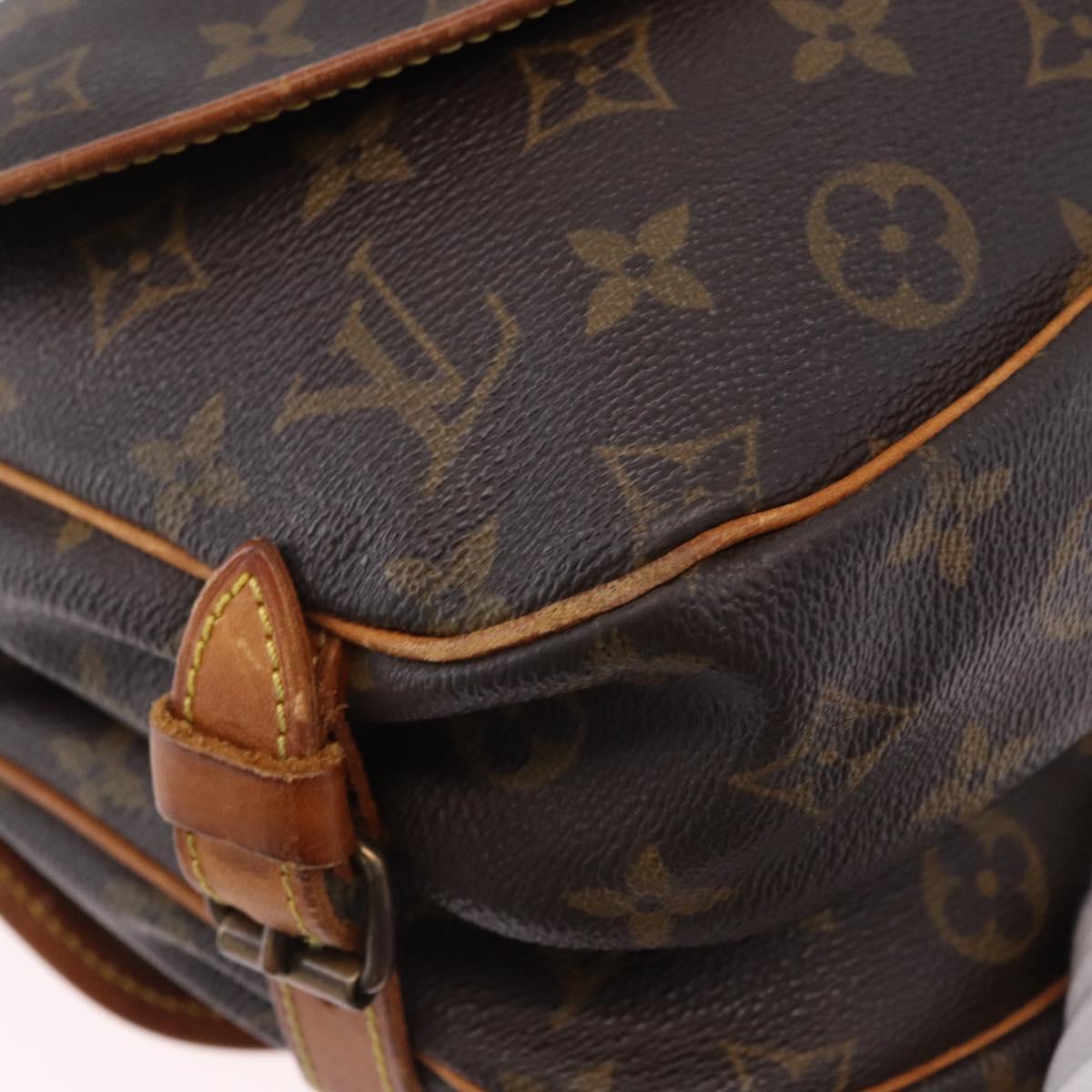 LOUIS VUITTON Monogram Saumur 30 Shoulder Bag M42256 LV Auth ep15501