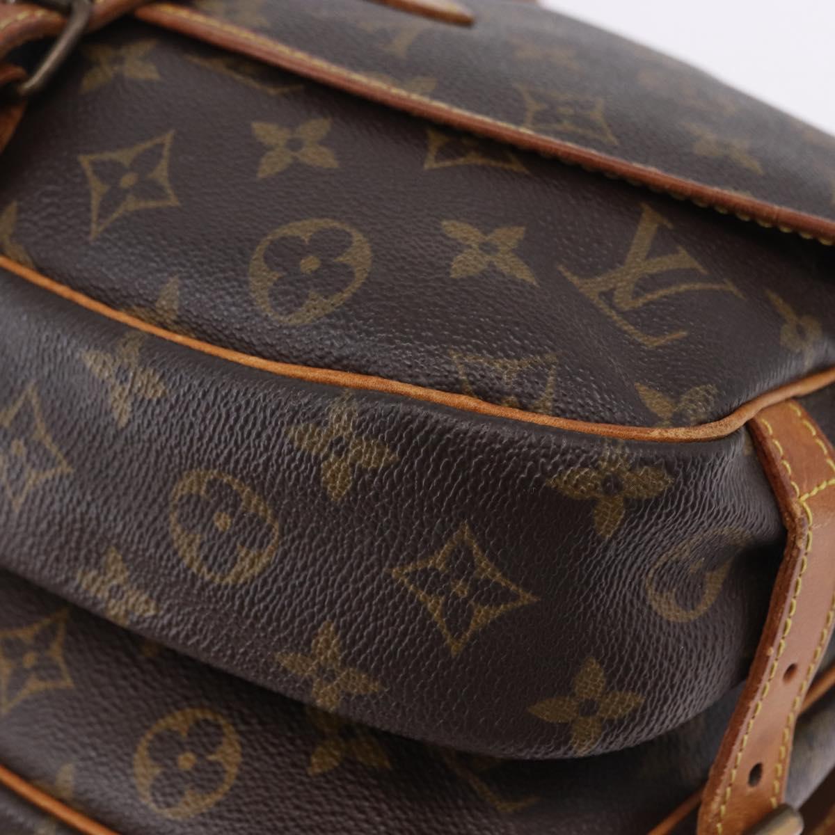 LOUIS VUITTON Monogram Saumur 30 Shoulder Bag M42256 LV Auth ep15501