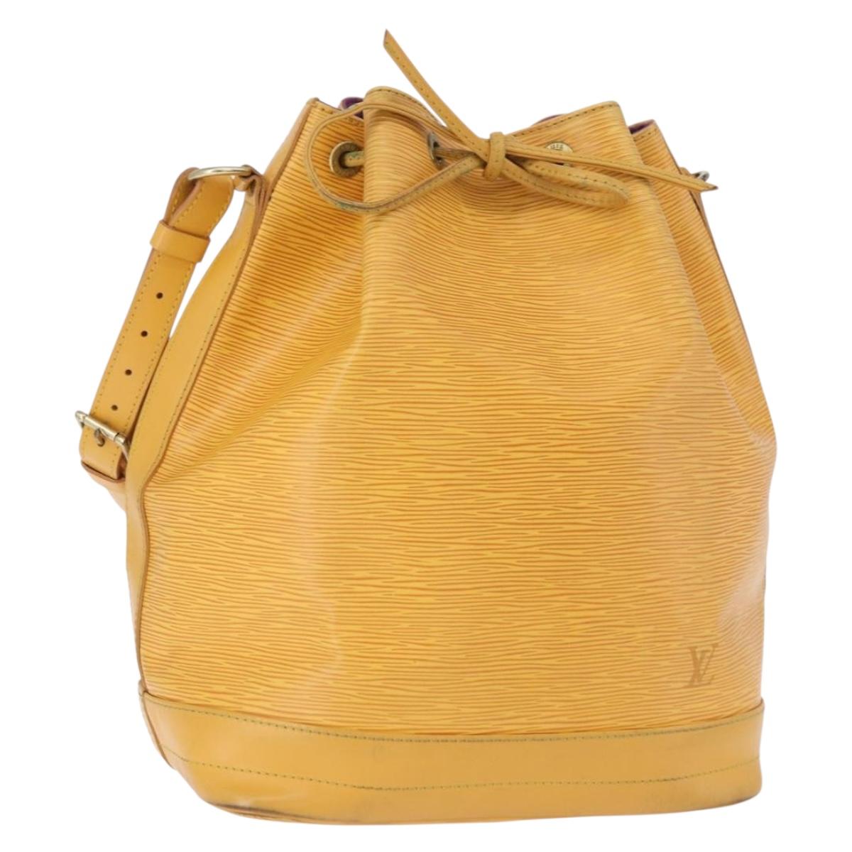 LOUIS VUITTON Epi Noe Shoulder Bag Tassili Yellow M44009 LV Auth ep15502