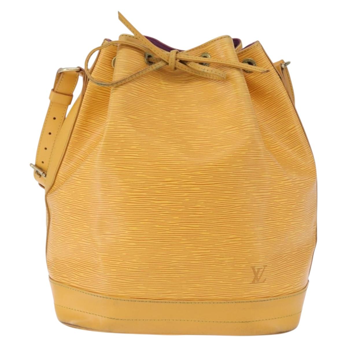 LOUIS VUITTON Epi Noe Shoulder Bag Tassili Yellow M44009 LV Auth ep15502