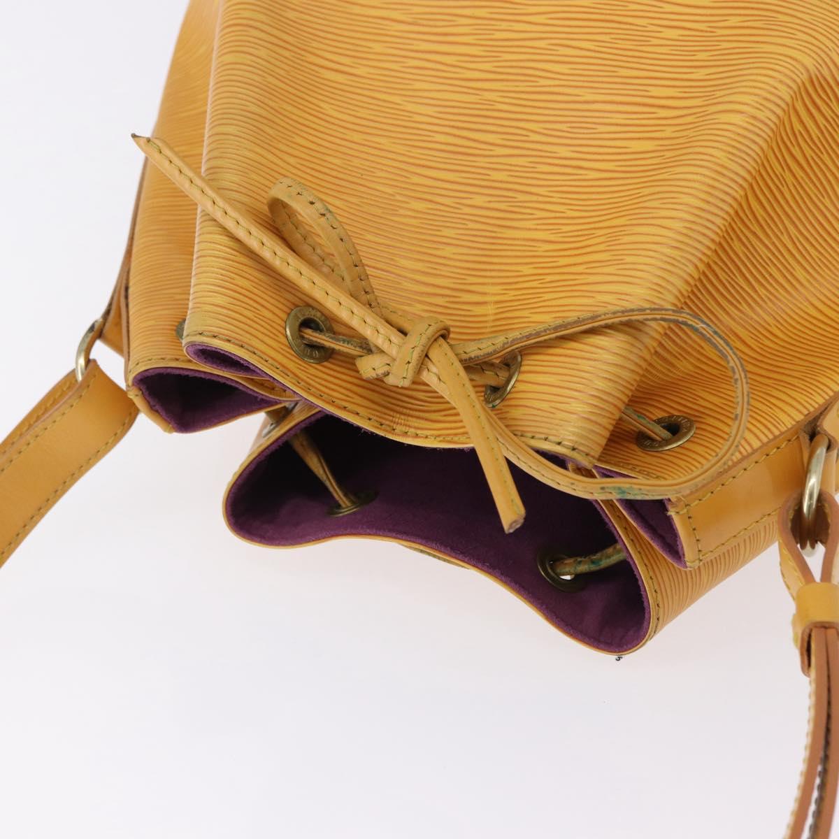 LOUIS VUITTON Epi Noe Shoulder Bag Tassili Yellow M44009 LV Auth ep15502