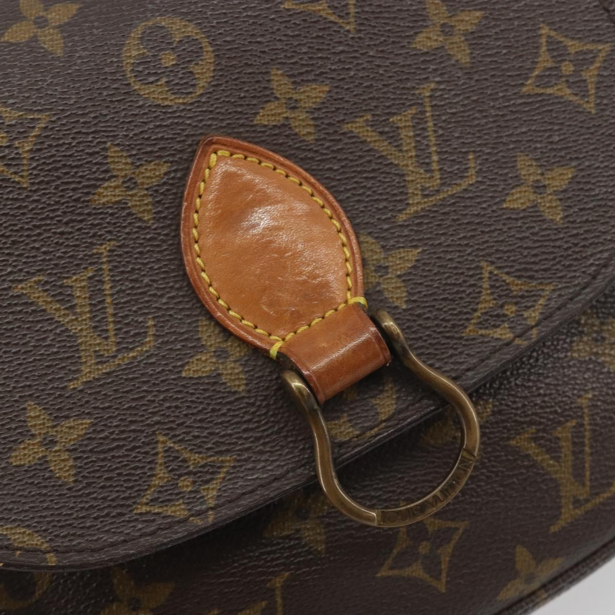 LOUIS VUITTON Monogram Saint Cloud MM Shoulder Bag M51243 LV Auth ep15513A