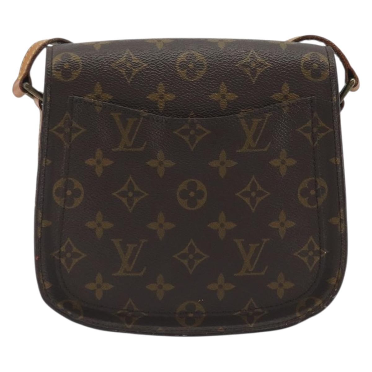 LOUIS VUITTON Monogram Saint Cloud MM Shoulder Bag M51243 LV Auth ep15513A