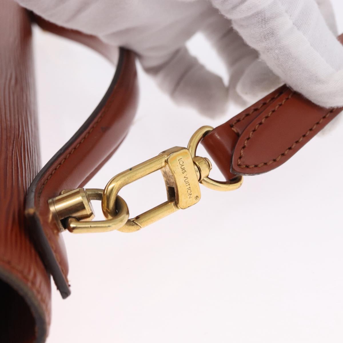 LOUIS VUITTON Epi Monceau 28 Hand Bag Brown M52123 LV Auth ep15520