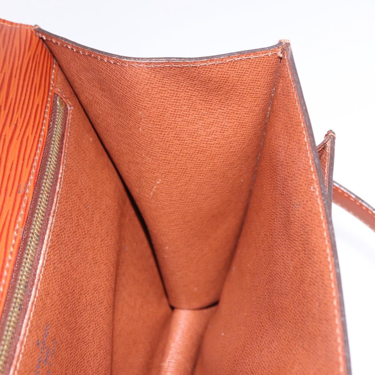 LOUIS VUITTON Epi Monceau 28 Hand Bag Brown M52123 LV Auth ep15520