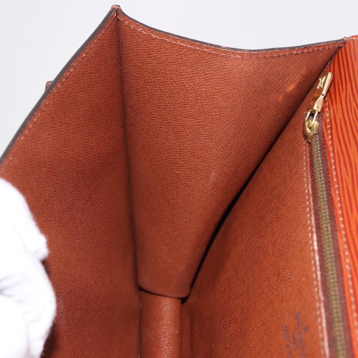 LOUIS VUITTON Epi Monceau 28 Hand Bag Brown M52123 LV Auth ep15520