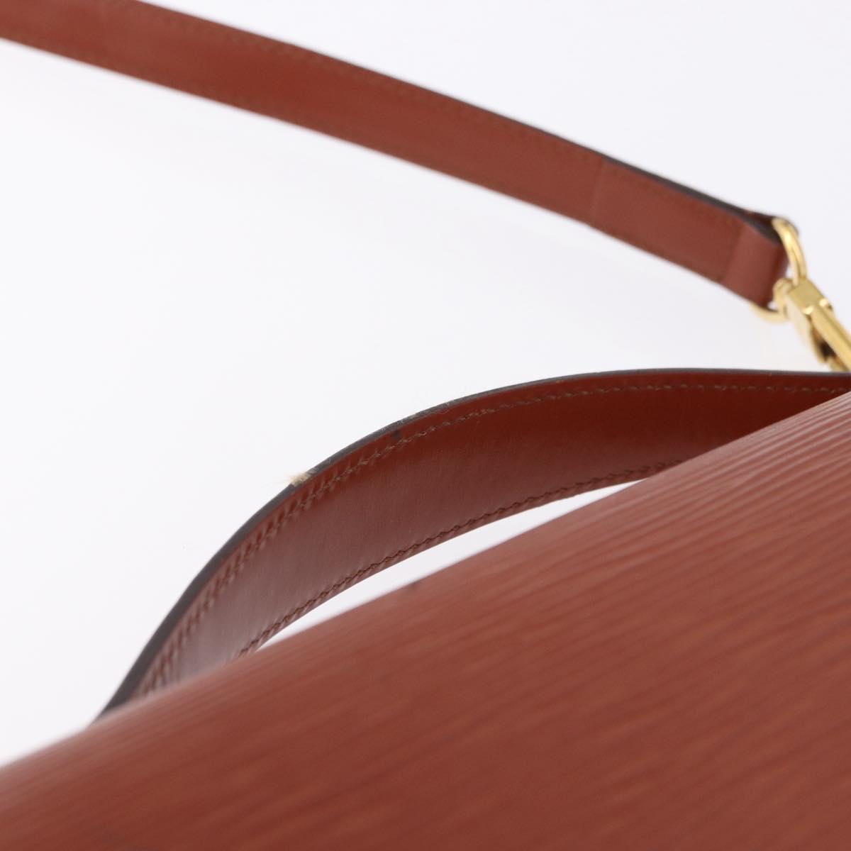 LOUIS VUITTON Epi Monceau 28 Hand Bag Brown M52123 LV Auth ep15520