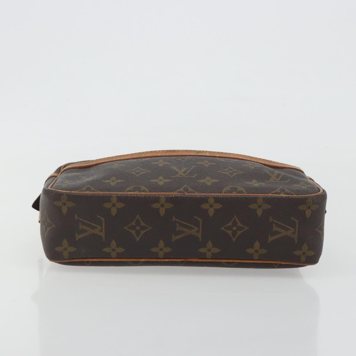 LOUIS VUITTON Monogram Compiegne 23 Clutch Bag M51847 LV Auth ep15523