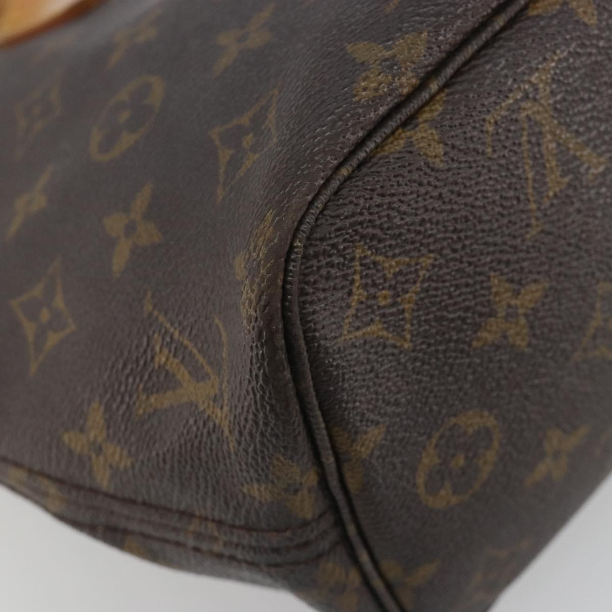 LOUIS VUITTON Monogram Neverfull PM Tote Bag M40155 LV Auth ep15524