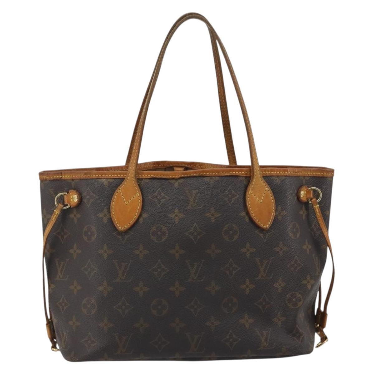 LOUIS VUITTON Monogram Neverfull PM Tote Bag M40155 LV Auth ep15524