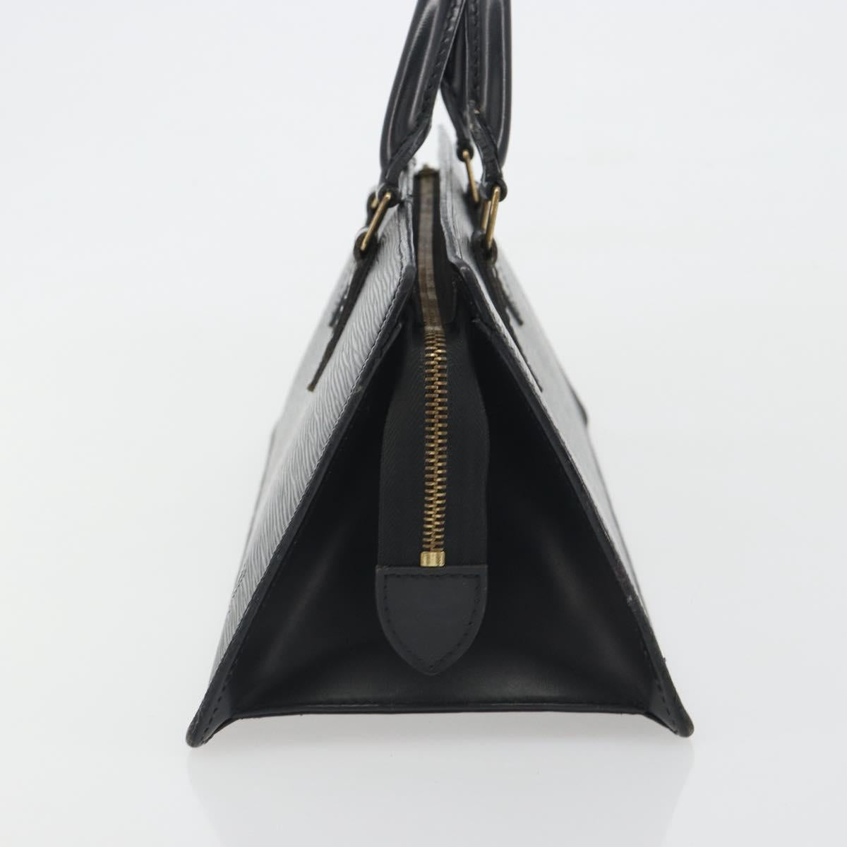 LOUIS VUITTON Epi Sac tri-angle Hand Bag Black M52092 LV Auth ep15528