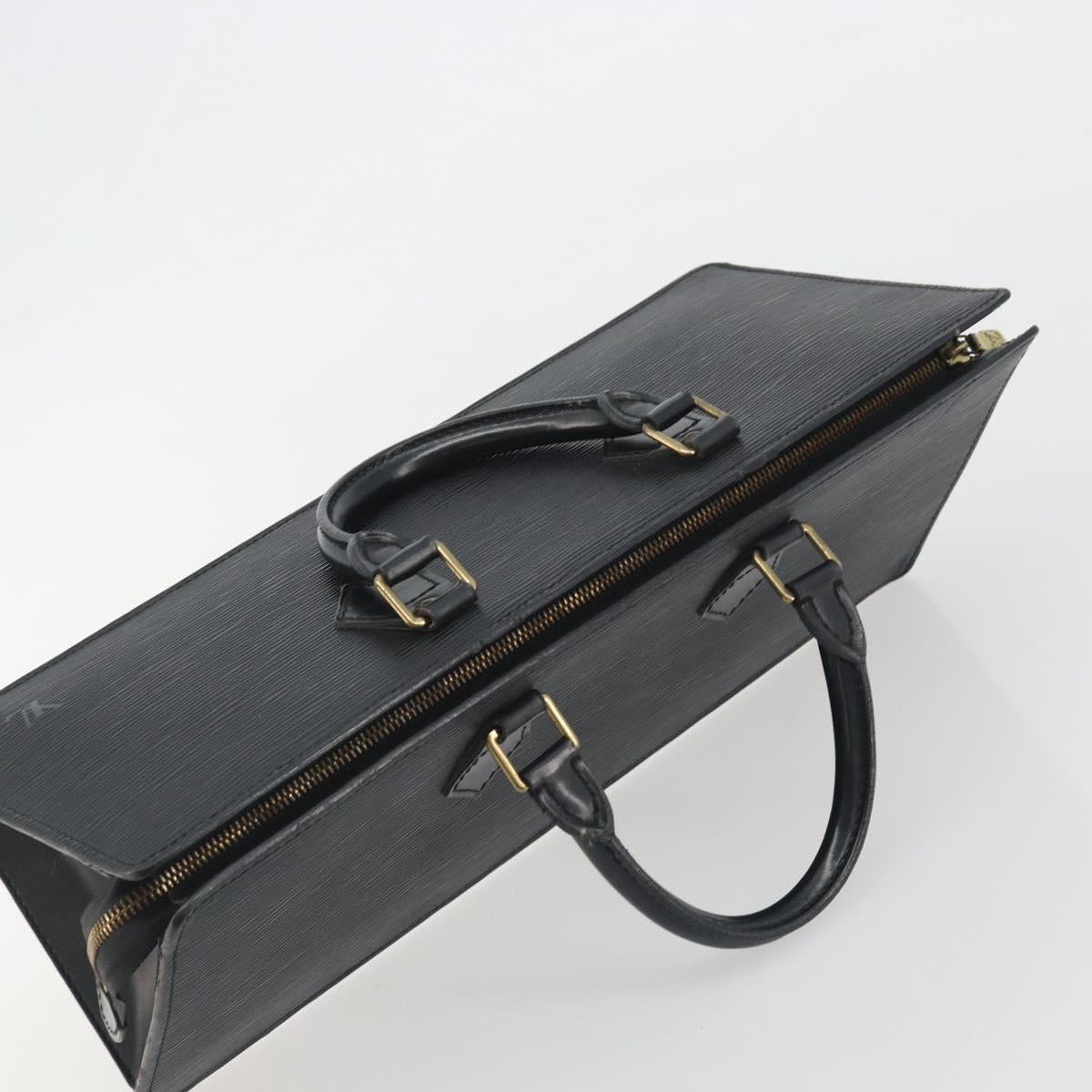 LOUIS VUITTON Epi Sac tri-angle Hand Bag Black M52092 LV Auth ep15528
