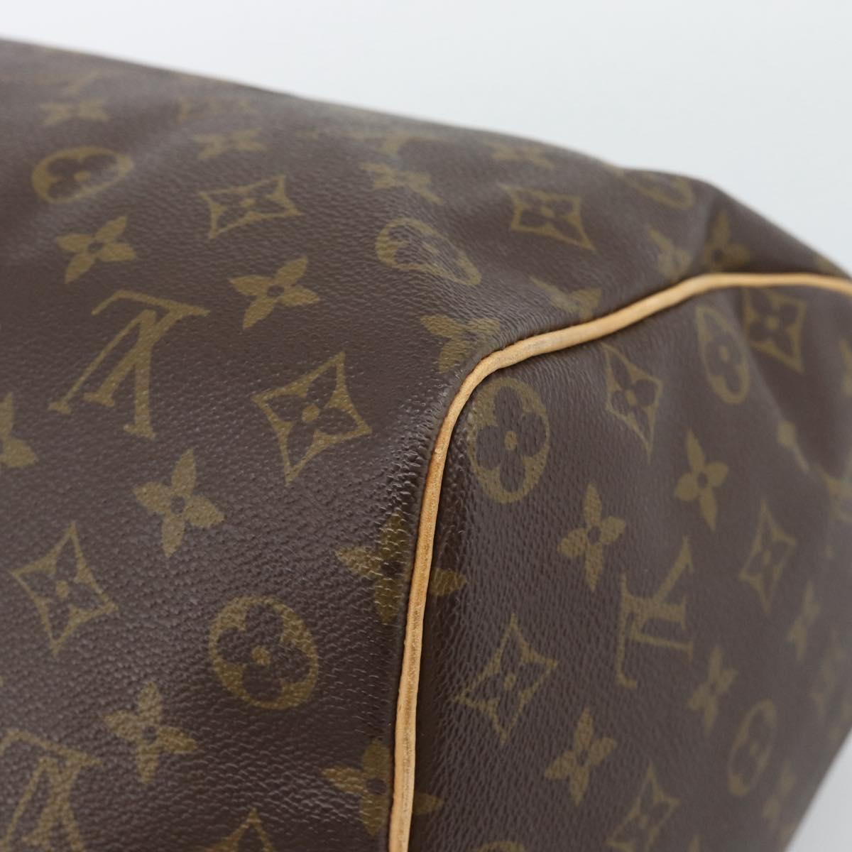 LOUIS VUITTON Monogram Speedy 35 Hand Bag M41524 LV Auth ep15531A