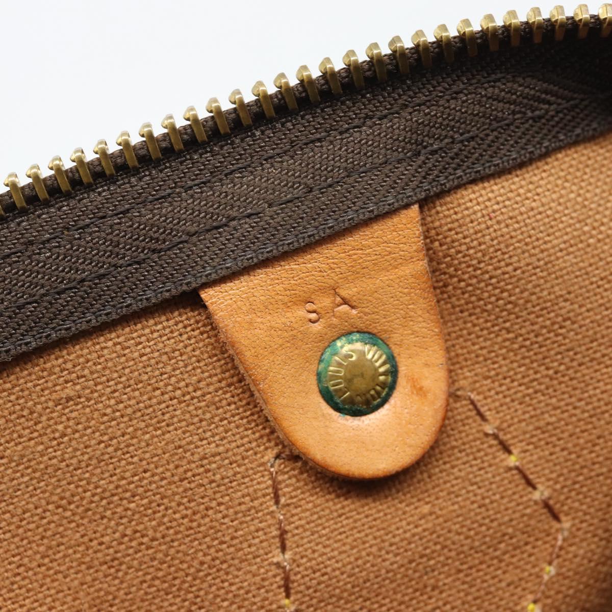 LOUIS VUITTON Monogram Speedy 35 Hand Bag M41524 LV Auth ep15531A