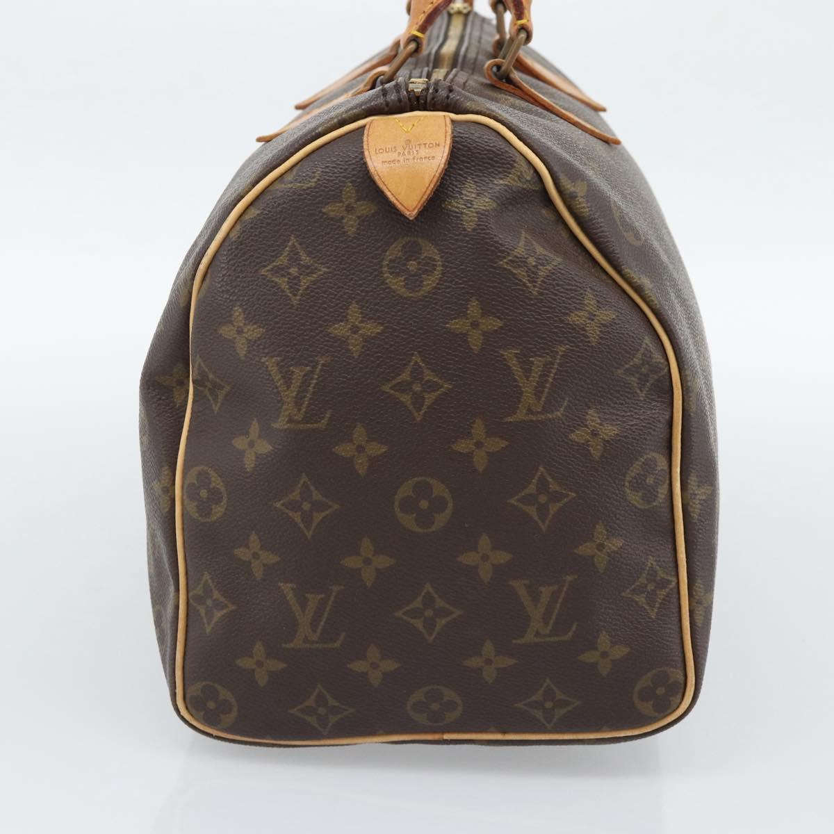 LOUIS VUITTON Monogram Speedy 35 Hand Bag M41524 LV Auth ep15531A