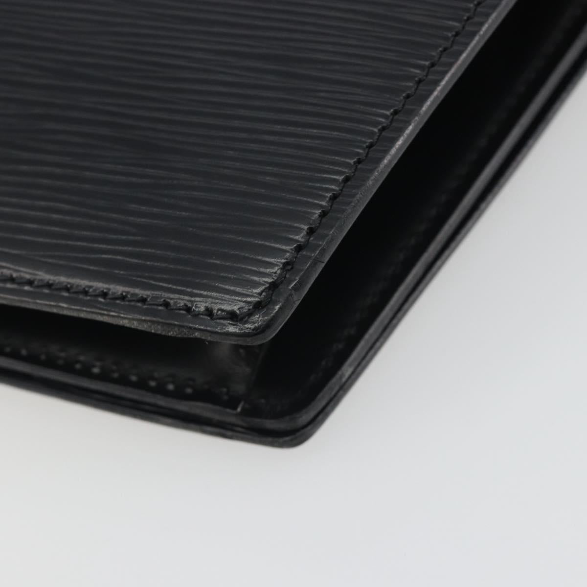 LOUIS VUITTON Epi Trapeze Clutch Bag Black M80165 LV Auth ep15536A